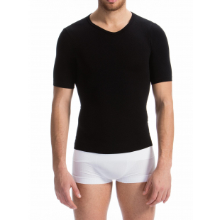 Men's Firm Control Body Shaping T-shirt with light and refreshing BREEZE yarn