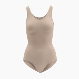 Women's Shapewear Bodysuit With Tummy Control & Push-Up Bra