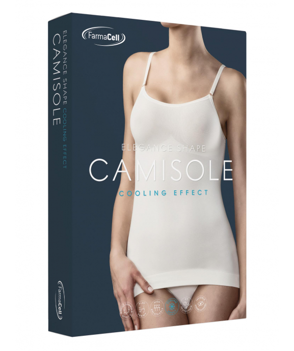 Canotta Donna Contenitiva Modellante push up seno con filato BREEZE rinfrescate e leggero